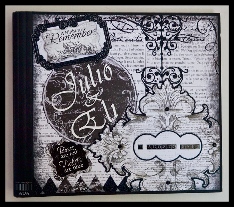 SCRAPBOOKING: LIBRO DE FIRMAS ENCHANTED