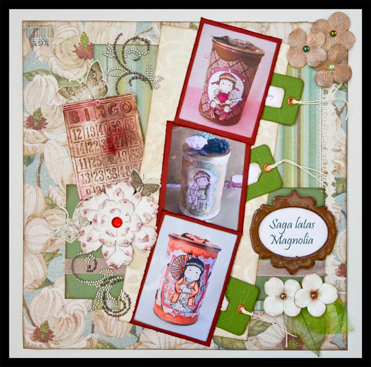 SCRAPBOOKING: LAYOUT SAGA LATAS MAGNOLIA