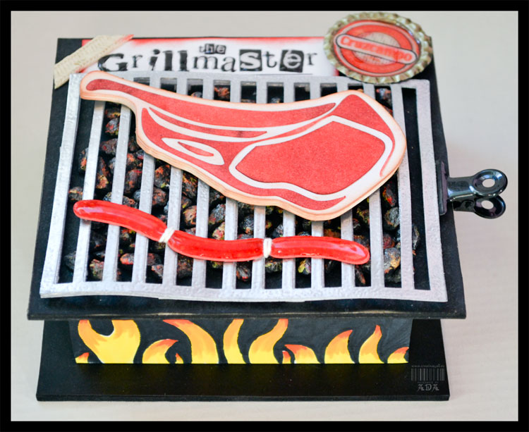 SCRAPBOOKING: PORTANOTAS “THE GRILLMASTER”