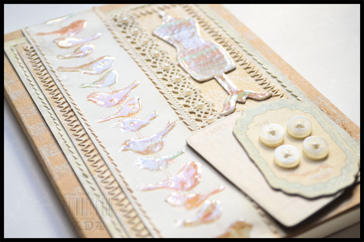 SCRAPBOOKING: LIBRETA SHABBY COSTURA